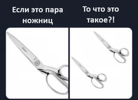 Scissors - Humor, Picture with text, Scissors