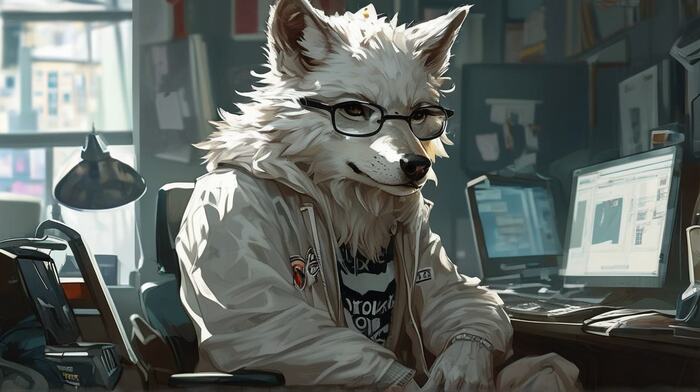    Wolfmks #119 Furry Art,  ,  , Furry wolf, , , , Furry Fox, 