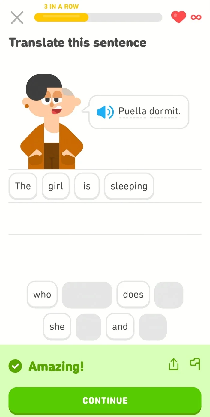 Решила дать Дуолинго второй шанс - Моё, Duolingo, Иностранные языки, Латынь, Латинский, Лингвистика