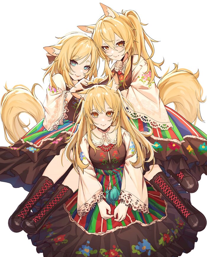 Arknights , Anime Art, Arknights, Blemishine, Nearl, Whislash, , , , , Ev-oo,  , , Animal Ears, 