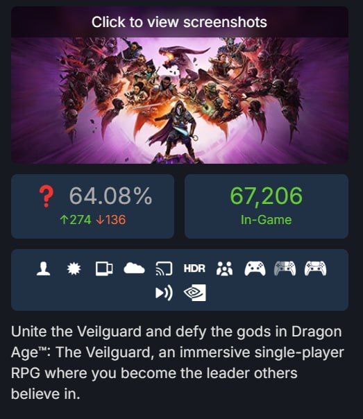 Dragon Age: The Veilguard     BioWare     Steam ,  ,  , , RPG, Crpg, , Dragon Age: The Veilguard, Dragon Age,  , ,   , Steam,  , , ,  