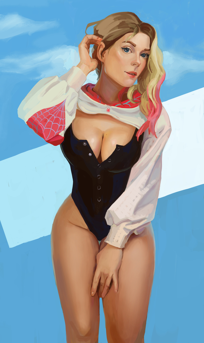 Женщина человек паук