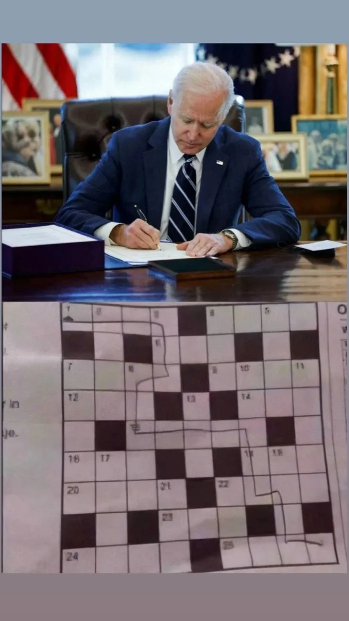 What a great guy! - Joe Biden, Crossword, Images, Humor