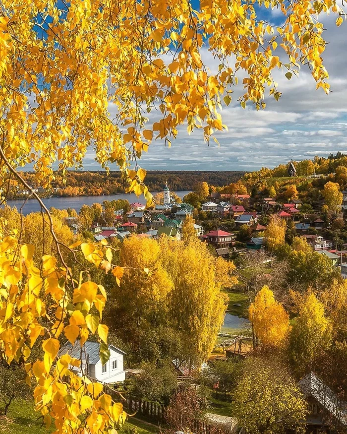 Золотая осень в Плёсе, Ивановская область - Плес, Ивановская область, Фотография, Осень