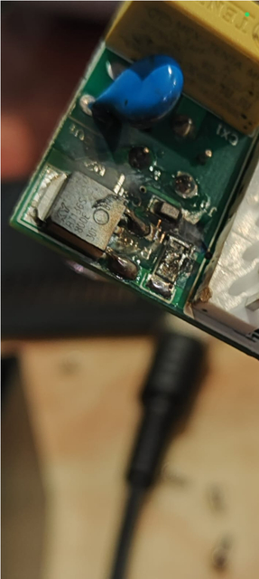 Нашел место не исправности