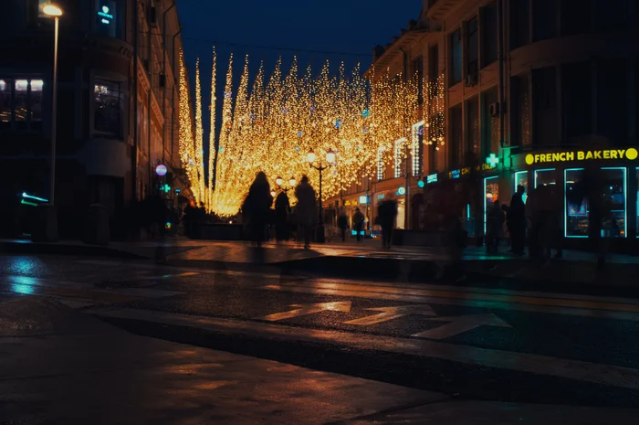 Night streets of Rostov and Moscow - My, The photo, Beginning photographer, Street photography, City walk, Sony alpha, I want criticism, Longpost