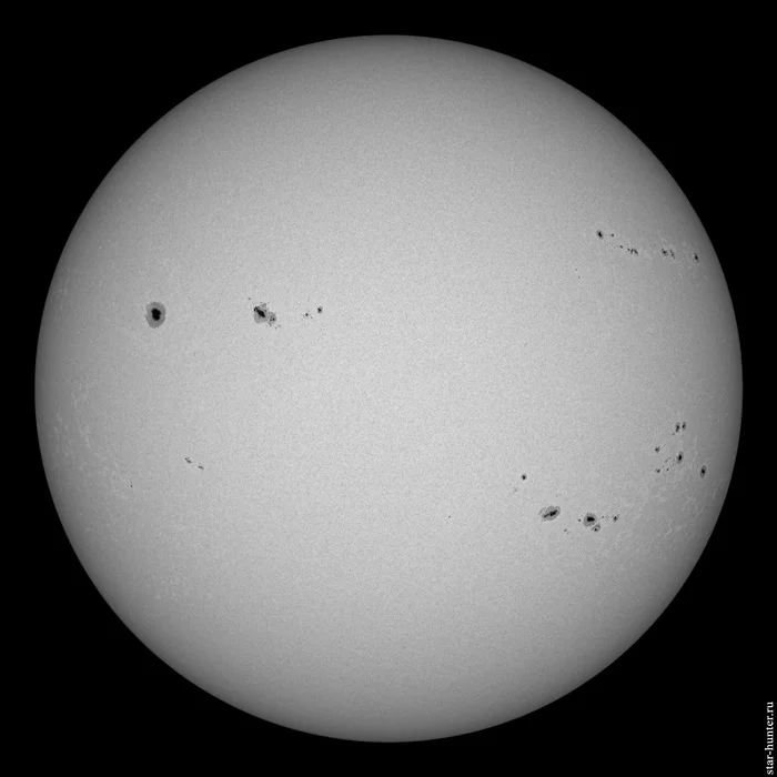 Солнце, 1 ноября 2024 года, 13:55 - Моё, Солнце, Астрофото, Астрономия, Космос, Starhunter, Анапа, Анападвор