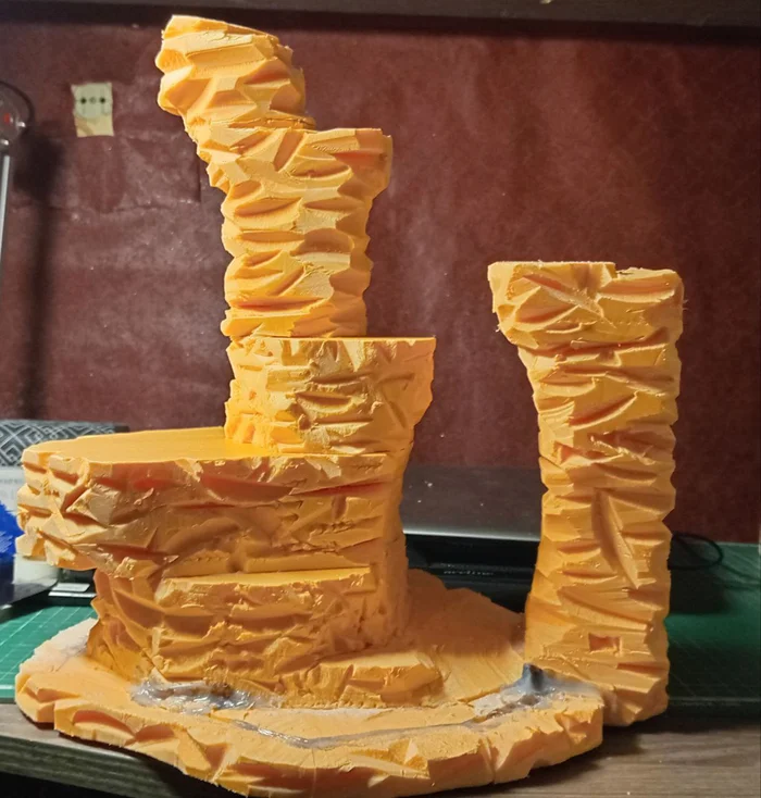 Simple Terrain Magic: Create Rocky Terrain Yourself - My, Wh miniatures, Board games, Warhammer, Warhammer 40k, Longpost