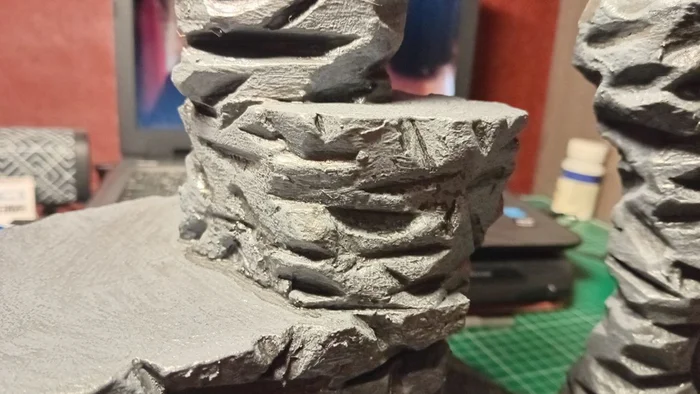 Simple Terrain Magic: Create Rocky Terrain Yourself - My, Wh miniatures, Board games, Warhammer, Warhammer 40k, Longpost