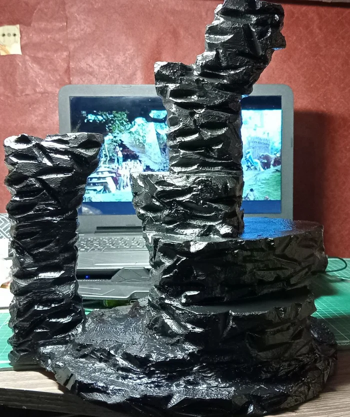 Simple Terrain Magic: Create Rocky Terrain Yourself - My, Wh miniatures, Board games, Warhammer, Warhammer 40k, Longpost