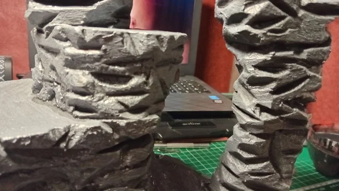 Simple Terrain Magic: Create Rocky Terrain Yourself - My, Wh miniatures, Board games, Warhammer, Warhammer 40k, Longpost