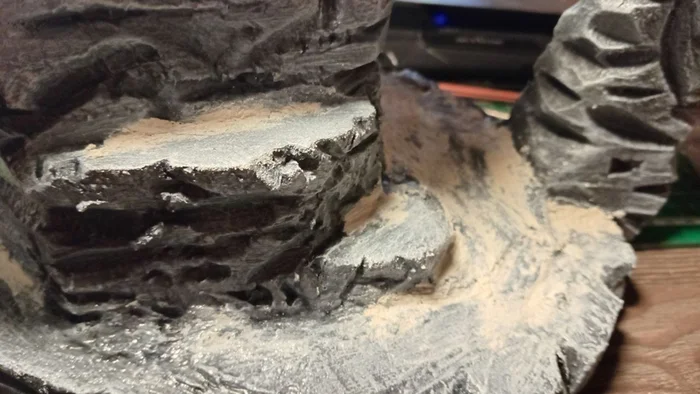 Simple Terrain Magic: Create Rocky Terrain Yourself - My, Wh miniatures, Board games, Warhammer, Warhammer 40k, Longpost