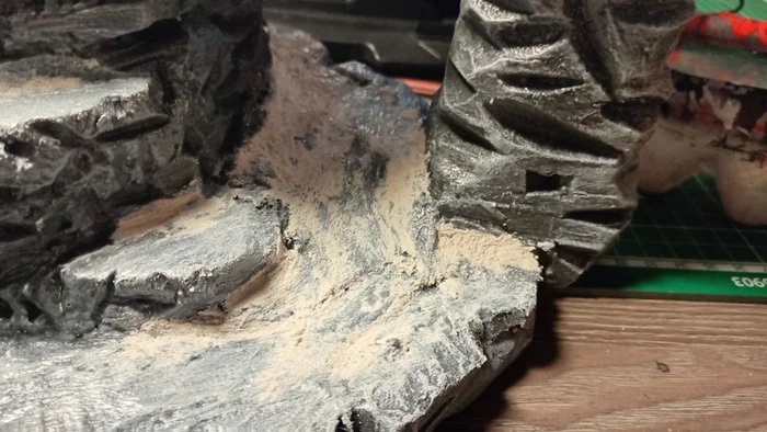 Simple Terrain Magic: Create Rocky Terrain Yourself - My, Wh miniatures, Board games, Warhammer, Warhammer 40k, Longpost
