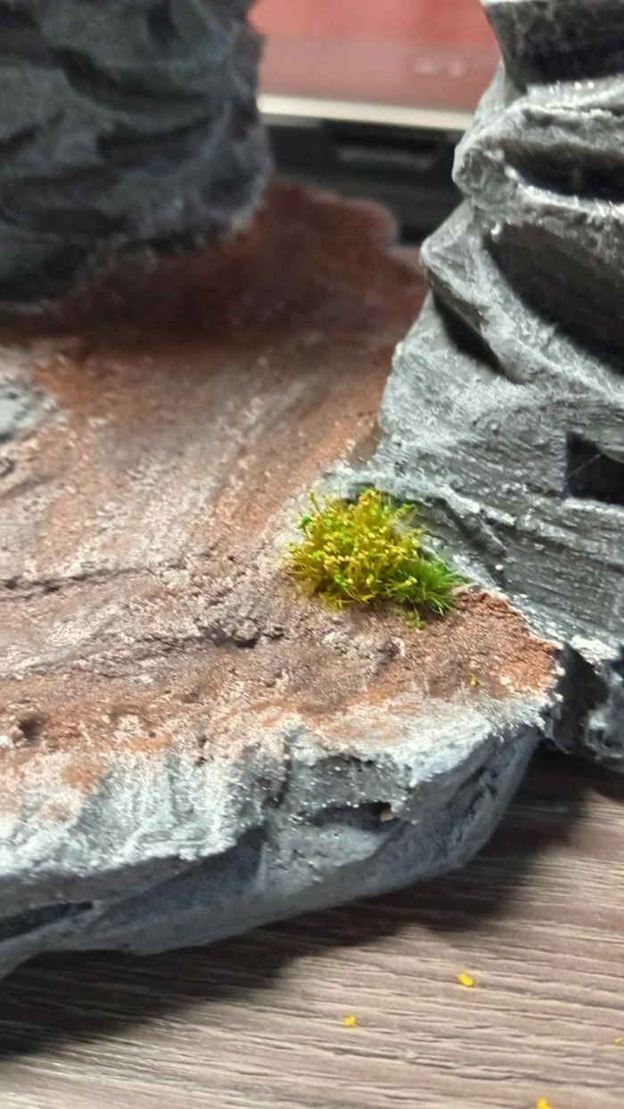 Simple Terrain Magic: Create Rocky Terrain Yourself - My, Wh miniatures, Board games, Warhammer, Warhammer 40k, Longpost