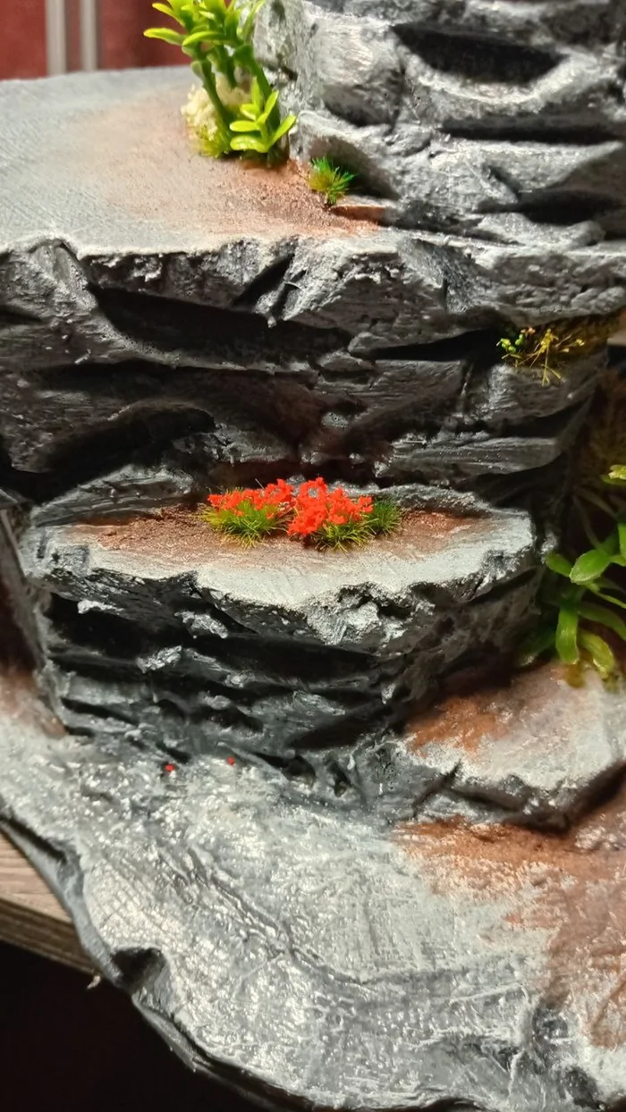 Simple Terrain Magic: Create Rocky Terrain Yourself - My, Wh miniatures, Board games, Warhammer, Warhammer 40k, Longpost
