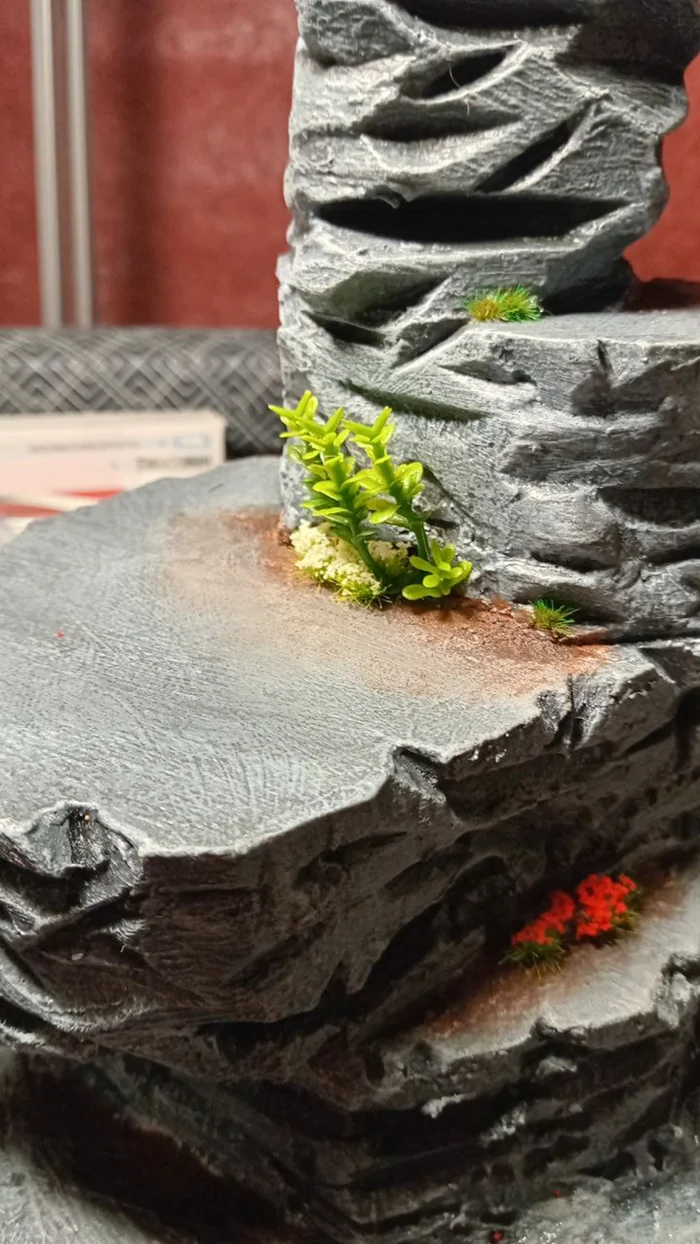Simple Terrain Magic: Create Rocky Terrain Yourself - My, Wh miniatures, Board games, Warhammer, Warhammer 40k, Longpost