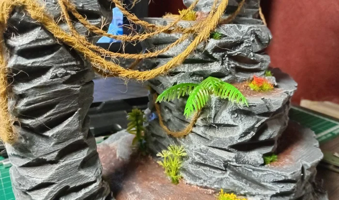 Simple Terrain Magic: Create Rocky Terrain Yourself - My, Wh miniatures, Board games, Warhammer, Warhammer 40k, Longpost