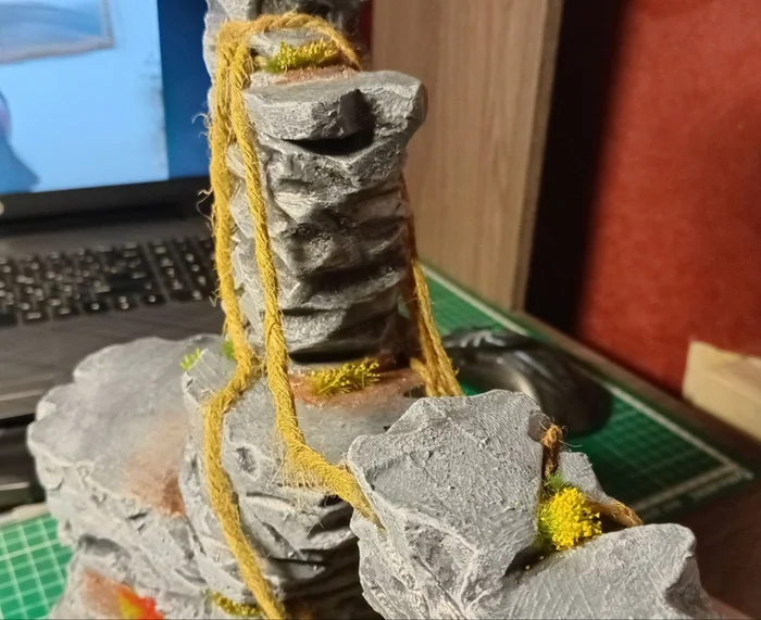 Simple Terrain Magic: Create Rocky Terrain Yourself - My, Wh miniatures, Board games, Warhammer, Warhammer 40k, Longpost