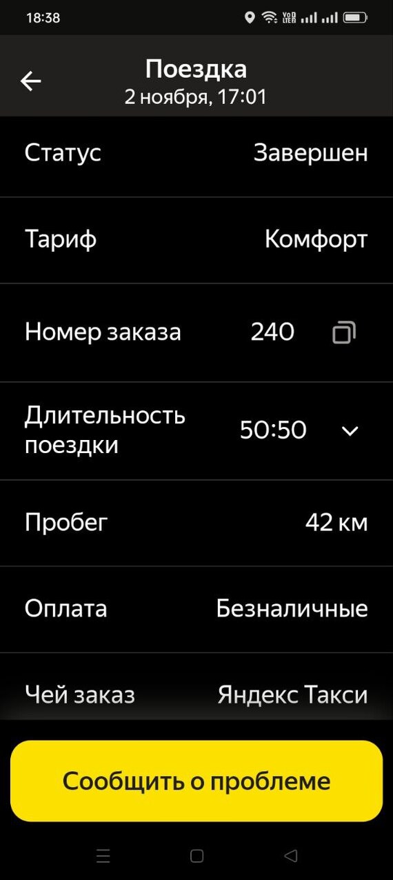 Yandex Taxi unprofitable trips on the Comfort tariff in Rostov-on-Don. Plus Yandex raised its commission rate to 20% - My, Yandex Taxi, Taxi, Work, Income, Longpost