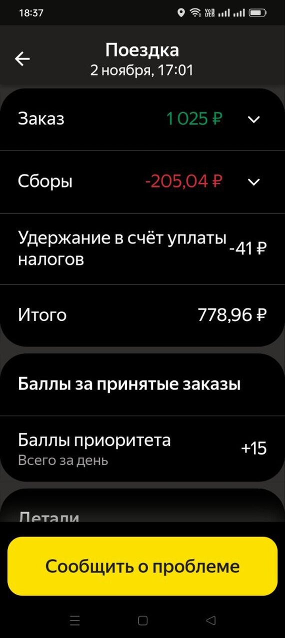 Yandex Taxi unprofitable trips on the Comfort tariff in Rostov-on-Don. Plus Yandex raised its commission rate to 20% - My, Yandex Taxi, Taxi, Work, Income, Longpost