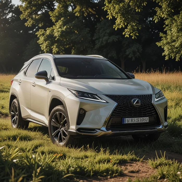 Lexus RX 2022 - Арты нейросетей, Lexus, Авто, Природа, Длиннопост