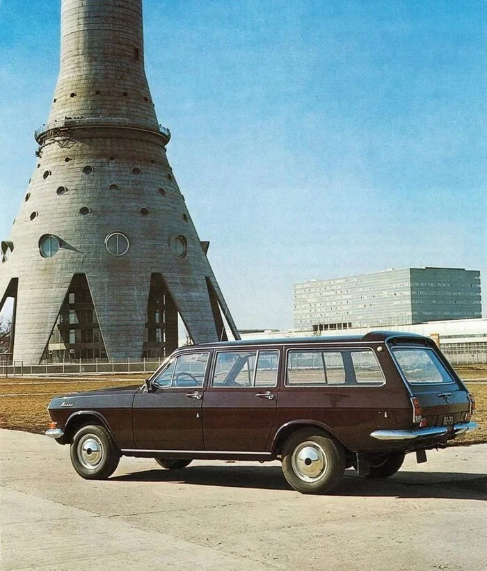 Dream car - the USSR, Made in USSR, Childhood in the USSR, Car, Auto, Youth, Youth, Nostalgia, Ostankino tower, Gaz-24 Volga, The photo, Moscow, 70th, Telegram (link)