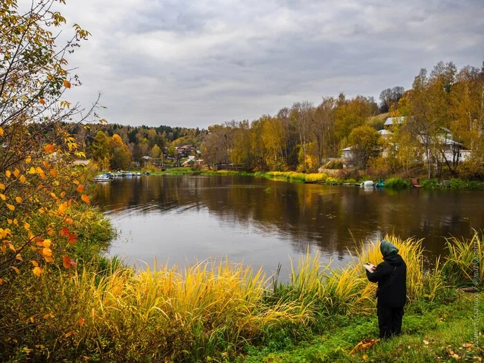 I didn't show you the photos from autumn Plyos - My, Ivanovo region, City walk, sights, Architecture, Ples, Cities of Russia, Autumn, Road trip, Longpost, The photo