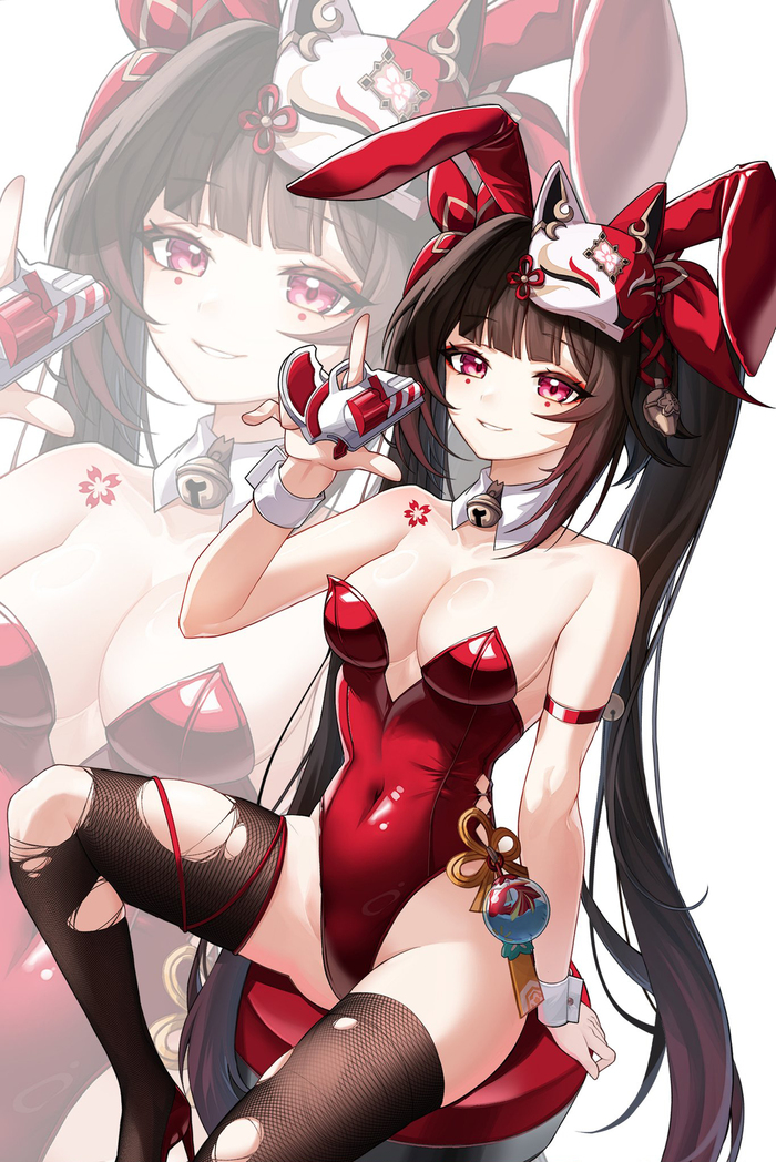  Anime Art, Honkai: Star Rail, Sparkle (Honkai: Star Rail), Bunnysuit, 