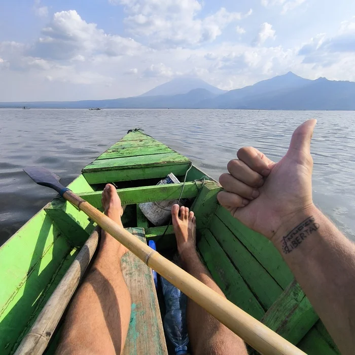 Melanesia Travel Diary. Indonesia. Day 132. Fishing in the Swamp - My, Travels, Around the world, Informative, Fishing, Life stories, Lake, Swamp, Indonesia, cat, Video, Longpost