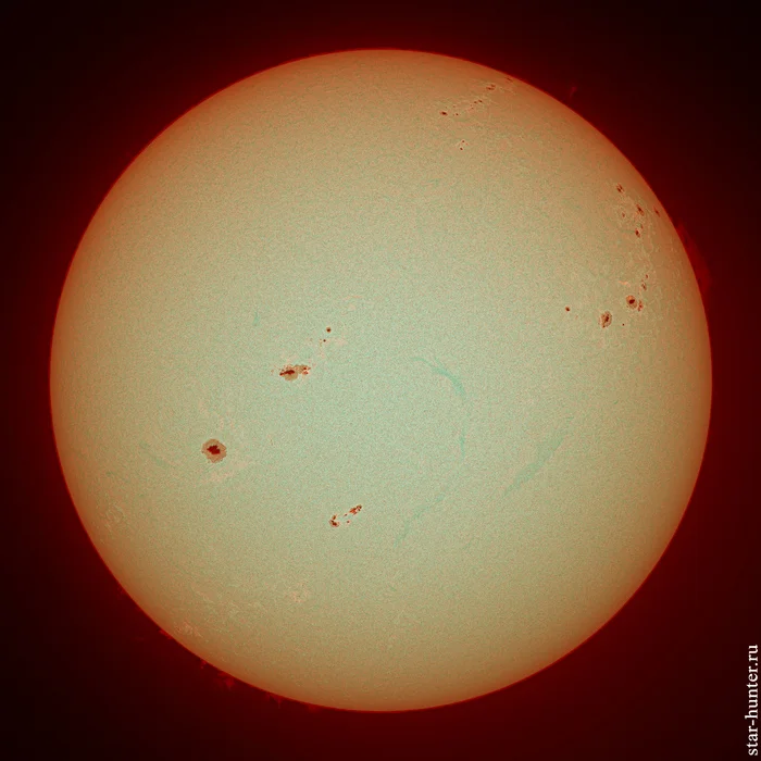 Sun, November 2, 2024 - My, The sun, Astrophoto, Astronomy, Space, Starhunter, Anapa, Anapadvor