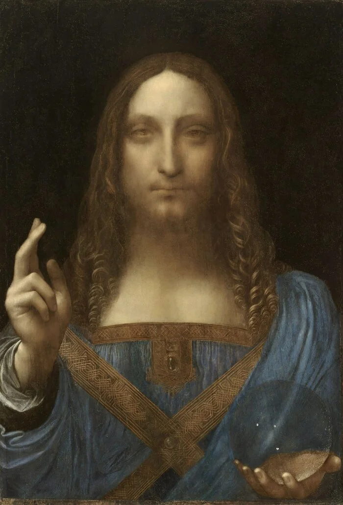 Leonardo da Vinci - My, Art, Painting, Oil painting, Canvas, Artist, Leonardo da Vinci, Savior, Art, Meaning, Author's painting