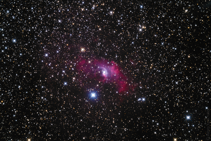 GSO RC 250 (2000мм, F/8), iOptron HAE69, Sony A1, ISO 1600, 86 кадров по 5-10 минут.