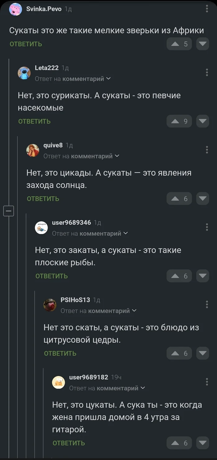 Пикабу познавательный - Скриншот, Познавательно, Цукаты, Игра слов, Длиннопост, Комментарии на Пикабу
