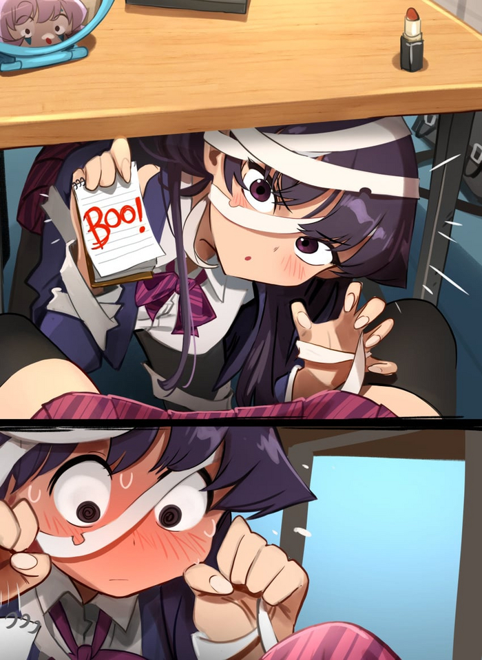  Anime Art, , Komi-san wa Comyushou desu, Shouko Komi, Khyleri, Osana Najimi