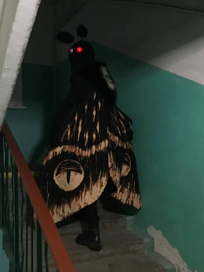 StillenQz's reply to Here's a candidate for the best Halloween costume of 2024 - My, Halloween, Costume, Creative, Reply to post, Butterfly, Longpost, A wave of posts