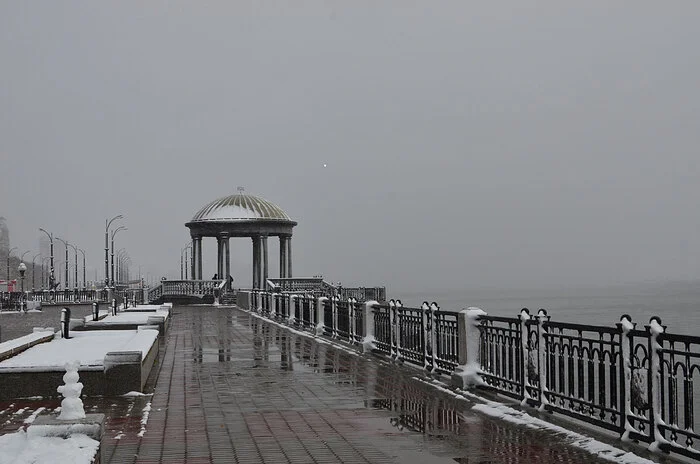 Gazebo on the embankment - My, Дальний Восток, The photo, Amur region, Blagoveshchensk, Architecture