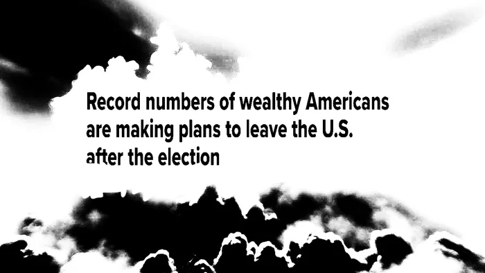 Wealthy Americans are planning to leave the US after the elections - My, Politics, USA, State, Relocation, The americans, Citizens, Translation, Picture with text