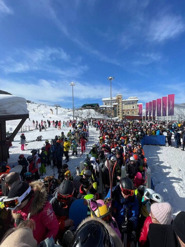 Про очереди Красной Поляны и Розы Хутор