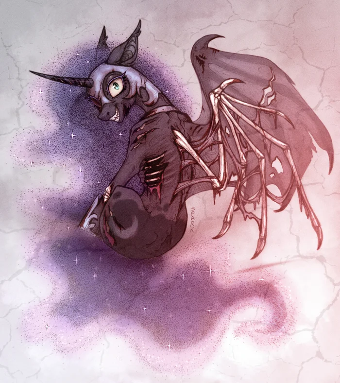 Кошмар - My Little Pony, Nightmare Moon, Semi-Grimdark