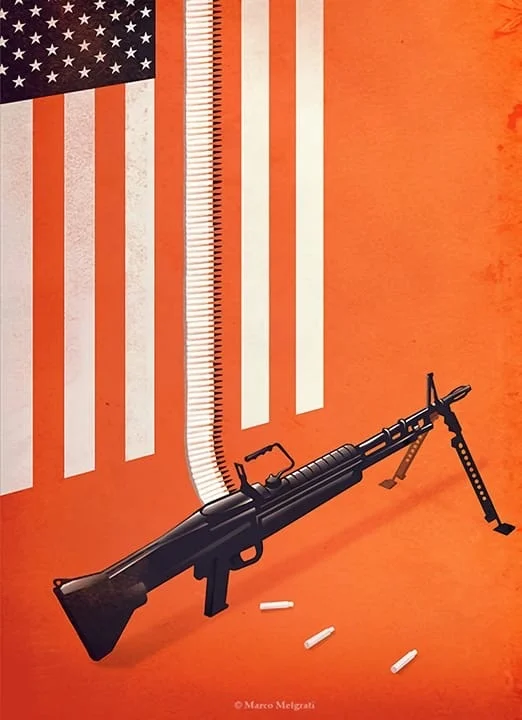 Vital - Picture with text, Flag, USA, Machine gun, Images