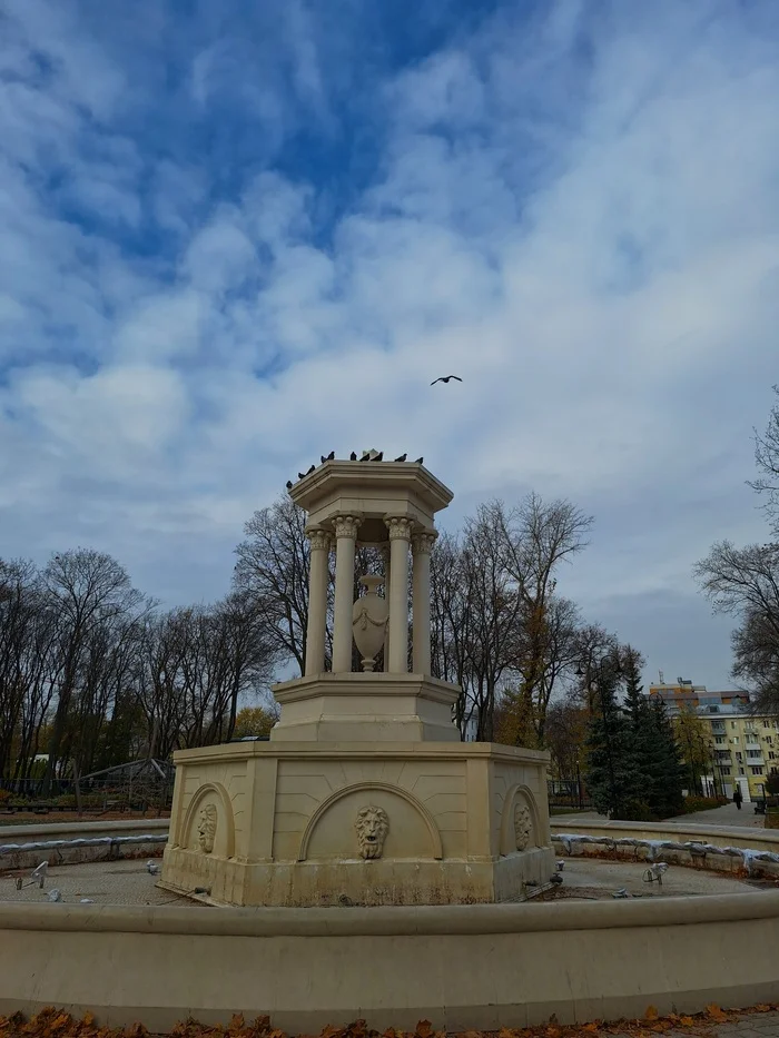 Orlyonok Park - My, Voronezh, The park, Monument, Autumn, Video, Mobile photography, Longpost