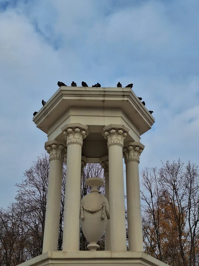 Orlyonok Park - My, Voronezh, The park, Monument, Autumn, Video, Mobile photography, Longpost