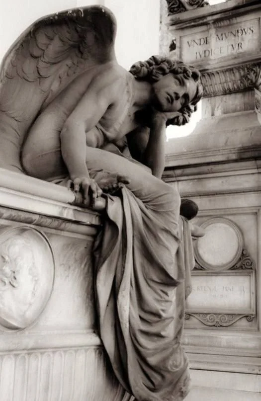 Giulio Monteverde - My, Angel, Angel Wings, Wings, Statuette, Sculptors, Rome, Italy, Art, Archaeological site, Grave, beauty, Aesthetics