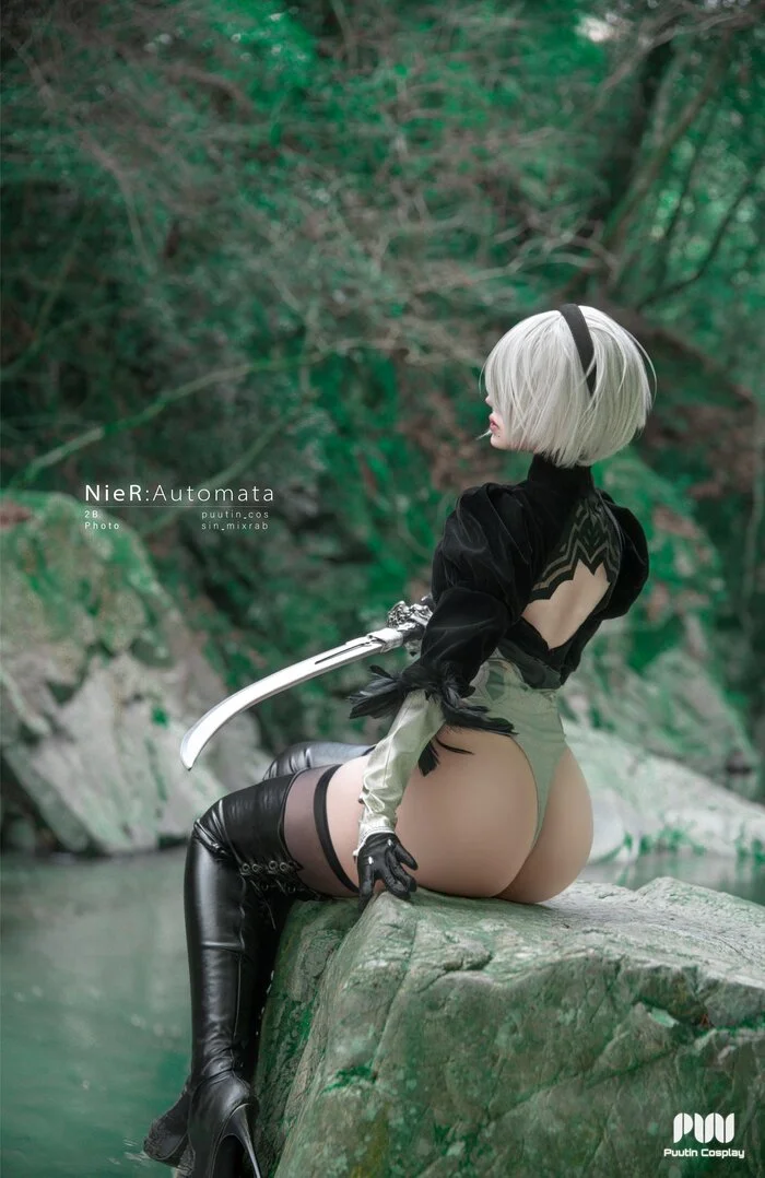 Cosplay 2B - The photo, Girls, Cosplay, Yorha unit No 2 type B, NIER Automata, Games, NSFW