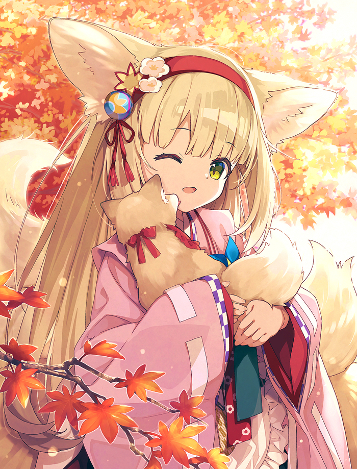  Arknights, Suzuran, Animal Ears, Anime Art, Game Art, , 