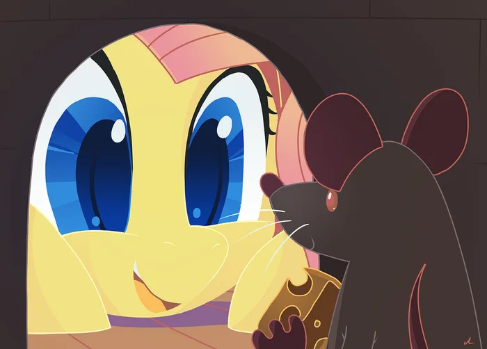 Who are you, a man or a mouse? - My little pony, Fluttershy, Docwario