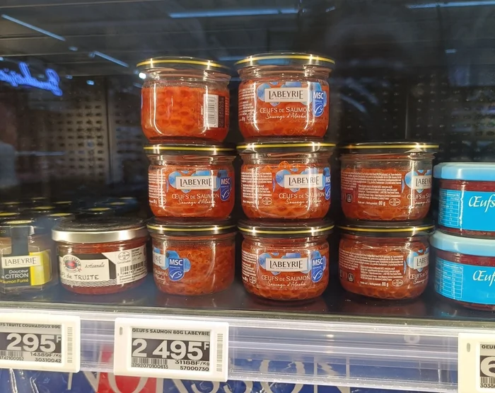 Prices for red caviar - My, Prices, Products, Red caviar, New Caledonia