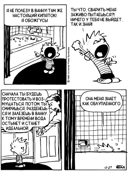 Calvin and Hobbes #272 - Calvin and Hobbs, Translated by myself, Comics