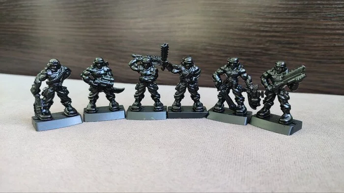 Painting of the Armored Infantry squad Light Assault Clone Infantry part 3 - My, Painting miniatures, Board games, Stand modeling, Miniature, Painting, Painting, Modeling, Scale model, Collection, Collecting, Desktop wargame, Wargame, Technologist