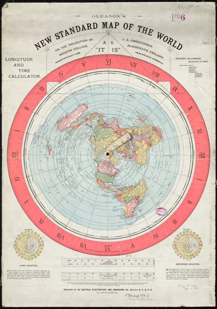 Glisson's map is the only true map of our cell. - Cards, Flat land, Geography, Longpost